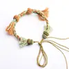 Cuerda de Mano Semi-Terminada Tejida a Mano Joyería para Cuerda de Mano Se Puede Ensartar Joyería de Mano DIY Cuerda de Mano de Cera de Abeja Dzi Pulsera Venta al por Mayor