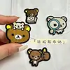 Patch de Bordado Cartoon Autoadesivo Animal Urso Patch para Roupa para Costura Manual Fácil Patch Mágico DIY