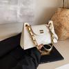 Bolso de mujer de estilo retro francés transfronterizo, nuevo bolso cruzado de un solo hombro, estilo occidental, sencillo, de invierno 2024