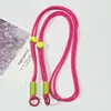 66 Novos Estilos Cordão de Celular Transversal Nó Tecido Alça de Ombro Corda de Ombro para Celular Corrente para Pendurar Clipe de Cordão Ajustável