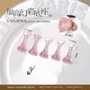 Suporte de Unhas Peça de Xadrez Prática de Manicure Aumentada Base de Prática de Manicure Pó Transparente Transparente Pequeno Suporte de Exibição Ferramentas de Manicure