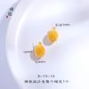 Collar y pulsera con colgante de durian, accesorios de bricolaje de oro vietnamita de larga duración, dibujos animados de fruta, oro antiguo para mujer