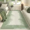 Tapete de sala de estar com laço verde quarto antiderrapante fácil de limpar tapete de cabeceira tapete de chão tapete para sofá mesa de centro resistente à sujeira resistente ao desgaste tapete de chão
