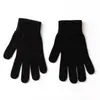 Guantes a Prueba de Frío 100% Lana Pura Color Sólido Otoño e Invierno Tejidos a Mano Cortavientos Unisex Cálidos