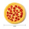 Simulação de Mordida de Cachorro Brinquedo Pizza Voz de Animal de Estimação Brinquedo BB Chamada Suprimentos de Treino Molar Papel de Anel Brinquedo de Pelúcia