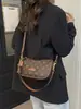 Bolsa de Almohada de Tirante Ancho Estilo Nuevo Verano 2026 para Mujer Diseño de Nicho Bolso de Hombro Estampado Retro Bolso Cruzado para Mujer