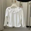Camiseta de Manga Larga con Cuello de Muñeca para Niña, Moda Primavera y Otoño, Camiseta Básica de Primavera para Bebé, Atuendo Elegante de Primavera para Bebé Niña