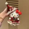 Auténtico Peluche de Dibujos Animados Sanrio Hello Kitty Bolsa Decoración Colgante Llavero Colgante