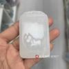 Venta al por mayor Jade Afgano Natural Jade Blanco Colgante Zodíaco Serpiente Zodíaco Santo Patrón Pu Xian Bodhisattva Benmingfu