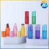 Frascos Rolo Coloridos Transfronteiriços de 5ml para Óleos Essenciais de Massagem, Frascos Roll-On para Óleos Essenciais de Perfume, Frascos Rolo de Vidro para Dosagem, Atacado