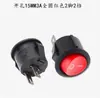 Botão Interruptor Redondo 15MM 3/2 Pinos Duas Posições Três Posições Interruptor Basculante Pequeno de Baixa Potência com Luz Interruptor Redondo Pequeno