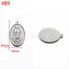 Venta al por mayor del fabricante Acero Inoxidable Presión de Aceite Colgante Cabeza Humana DIY Estilo Europeo y Americano Colgante Personalizado Accesorios de Joyería DIY