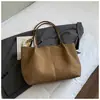 Bolso Retro Simple Transfronterizo Nuevo Bolso Tote Casual de Moda para Mujer Gran Capacidad Versátil para Viajar al Trabajo Bolso de Hombro Único para Debajo del Brazo