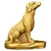 Perro de Dinero Perro de Cobre Adornos Perro de Latón del Zodiaco Hechos a Mano Soluciona la Escasez del Noroeste para Hacer Dinero y Mantener el Hogar Adornos Feng Shui