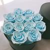Balde de Flor Rosa Eterna Abraço Caixa de Flores Natal Dia dos Namorados Presente Transfronteiriço Balde de Abraço Redondo Flor Eterna Atacado