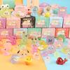 Nuevos adornos pequeños luminosos DIY caja ciega juguete marea juego muñeca máquina regalo papelería boutique caja ciega venta al por mayor