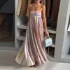 Moda Femenina Europea y Americana Transfronteriza Otoño 2026: Nuevo Vestido Estilo Resort, Casual y Elegante, Ajustado, Estampado, Largo