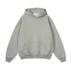 Sudadera para Hombre Nueva de Otoño e Invierno Transfronteriza de Peso Pesado Estilo Americano Holgada Talla Grande Sudadera con Capucha de Color Sólido para Hombre Sudadera de Arrastrar Chaqueta