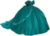 Vestido de Rendimiento para Adultos Europeo y Americano AliExpress Baile Hombro Descubierto Falda Grande Calcomanía Vestido Ventura Hilo de Color Vestido de Noche