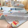 Capa de Cama de Algodão Integral Shin-Chan, Peça Única, Lençol Grande Acolchoado de Algodão Puro para Todas as Estações, Protetor de Cama Tatami Conjunto de Três Peças