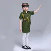 Jardín de Infancia Escuela Primaria Estudiantes Izamiento de Bandera Hombre Disfraz Disfraz de Actuación Clase de Niños Vestido de Honor de Verano Ceremonia de Promoción