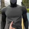 Top Cropped Preto de Malha Grossa Verão Secagem Rápida Mostra Músculos Sem Mangas Camiseta Fitness Esportiva Americana Masculina