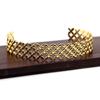 2-7009 Cobre Hecho a Mano DIY Pulsera Ajustable Abierta en Forma de C Accesorios Joyería para Pulsera de Mujer Accesorios Estilo Antiguo Azul Quemado