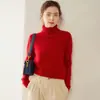 Suéter de Cachemira para Mujer Otoño/Invierno 2026 con Cuello Alto, Diseño Versátil, Tejido de Lana, Suave y Acogedor