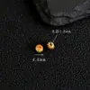 Cuerpo entero plata S925 chapada en oro de 24K cuentas espaciadoras cocidas en azul accesorios para joyería DIY hechos a mano pulsera tejida cuentas decorativas cuentas sueltas