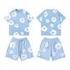 Al por mayor de exportación europea y americana transfronteriza Serie de Impresión de Espuma de Kapok de Primavera Temprana Traje Multicolor Estilo Unisex Simple Casual