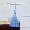 Borlas Colgantes de Cuerda de Fábrica de 5.5cm Multicolores Opcionales Hilo de Algodón Poliéster Accesorios para Ropa Borlas Colgantes Hechas a Mano
