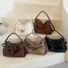 Bolso Casual Retro de Gran Capacidad para Mujer Verano 2026 Nuevo Color Sólido Bolso de Hombro Cruzado Personalidad para Ir al Trabajo Bolso Tote