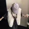 Estilo Novo Outono e Inverno Colete de Lã Sintética Estilo Preguiçoso Casaco de Pele Shearling Toscana Colete Quente
