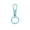 Llavero con Forma de Haba de Primavera de Color Macarrón, Hebilla de Puerta en Forma de U Pintada con Spray de Colores, Colgante para Bolso DIY, Venta al por Mayor de Accesorios