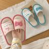 Fábrica de Zapatos Qidan Zapatillas Primavera y Otoño para Mujer Hogar Transpirables Suela Suave Zapatillas de Lino Antideslizantes Exteriores Zapatillas de Algodón y Lino para Cuatro Estaciones Mujer
