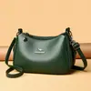 2026 Nova Bolsa de Almofada Retrô Transversal para o Dia a Dia Bolsa de Ombro Cruzada para Mãe Moda Simples Bolsa Quadrada Pequena Feminina