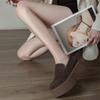 Mocasines de Suela Gruesa para Mujer Otoño 2025 Nuevo Retro Pedal Punta Redonda Planos Casual Populares Zapatos Perezosos Zapatos de Mamá