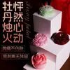 Vela de Flor de Rosa de Longa Duração Baixa Temperatura Adereços para Diversão no Intercurso, Brinquedos de Provocação para Casais, Preliminares, Treinamento e Criação de uma Atmosfera Divertida