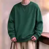 Colección Primavera/Otoño 2026: Sudadera Oversize con Cuello Redondo para Hombre, Nuevo Estilo Primavera/Otoño, Top de Manga Larga de Color Sólido para Parejas