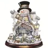 Decorações de Natal Boneco de Neve Decoração de Árvore de Natal Enfeites Pendurados Criativos Acrílico Decorações de Fazenda Etiquetas de Presente