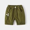 Pantalones Cortos Casuales de Verano para Niños Estilo Coreano Delgados Color Sólido Pantalones Medianos Venta al por Mayor Shorts Modernos para Niños Pantalones Medianos
