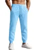 Pantalones casuales jacquard para hombre transfronterizos Amazon europeo y americano primavera y otoño comercio exterior color liso cordón casual sueltos deportivos joggers