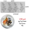 Chips ocos Margarida Lótus Caleidoscópio Flip Açúcar Renda Silicone Pad DIY Baking Plate Cozinha Molecular Decorativa