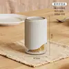 Porta Palillos Rayas Verticales Simples Hogar Alto Valor Creativo Caja de Palillos a Prueba de Polvo Frasco de Almacenamiento para Bastoncillos de Algodón Adorno para Sala de Estar