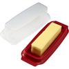 Caja de Mantequilla de Plástico, Plato para Mantequilla, Dispensador de Mantequilla, Caja de Almacenamiento para Mantequilla