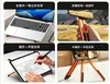 Soporte para laptop, soporte magnético para teléfono, soporte multifuncional para computadora, soporte de metal, rejilla de enfriamiento