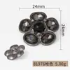 Botões de Metal com Diamantes e Pérolas, Botões de Vidro em Formato de Flor, Acessórios em Estoque para Atacado, Botões de Pérola Costurados à Mão com Diamantes