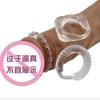 Anillo de cristal anillo para el pene pasión de marido y mujer herramienta sexual orgasmo femenino sexy masculino herramienta sexual Palacio de pollo juguetes sexuales alternativos