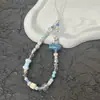 Cadena para Funda de Teléfono Móvil Azul Fresco Correa para Colgar Cadena Colgante Llavero de Hongo Pequeño Colgante de Cámara CCD Colgante Cuerda para Muñeca Ins