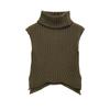 Exportação Grossista Europeia e Americana Transfronteiriça Roupas Femininas Aliexpress Novo Vestido Saia com Suspensório Estilo Colete Colete Tricotado de Gola Alta